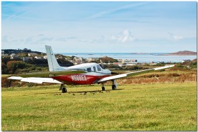 N666EX parked at St Mary's